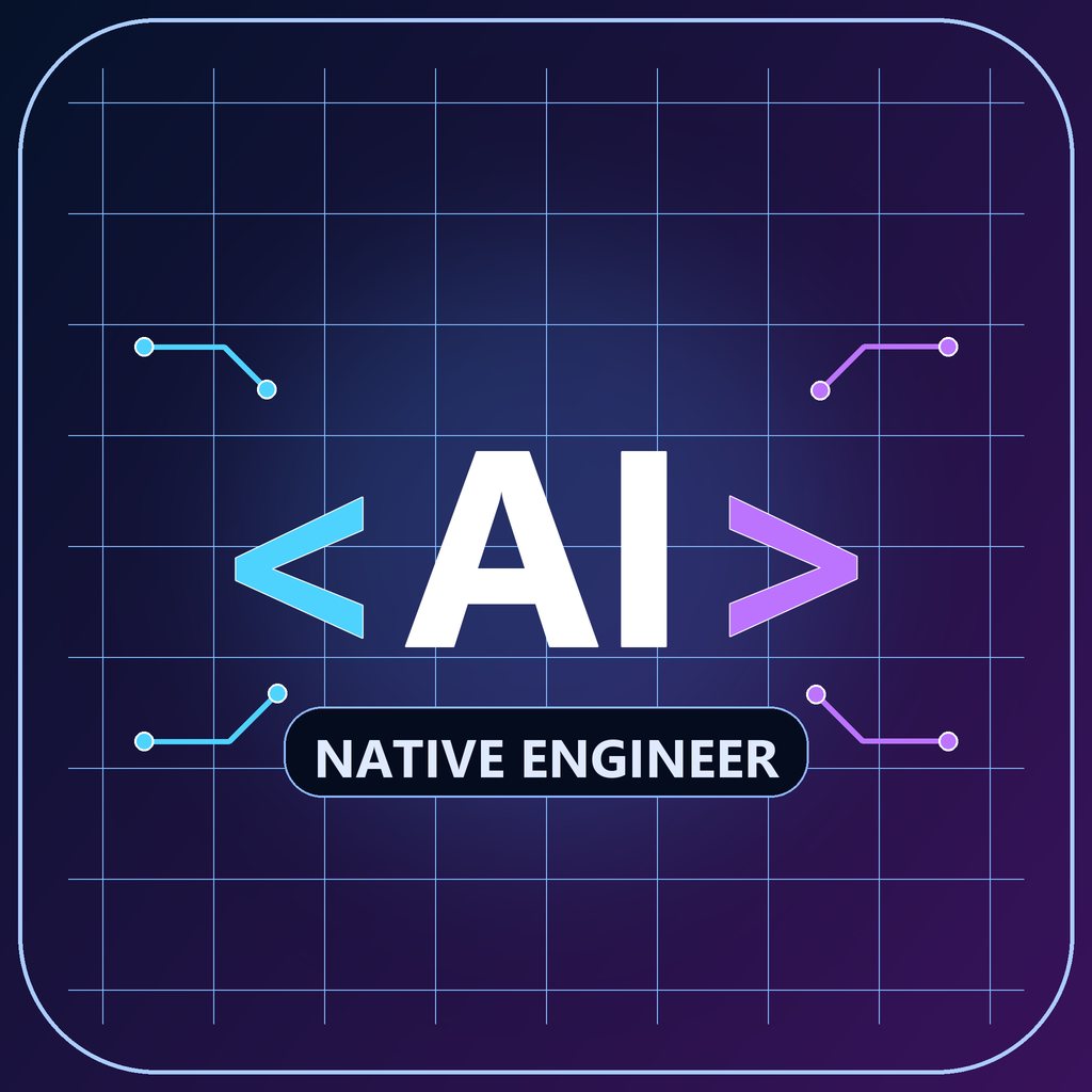 The AI-Native Engineer publication logo